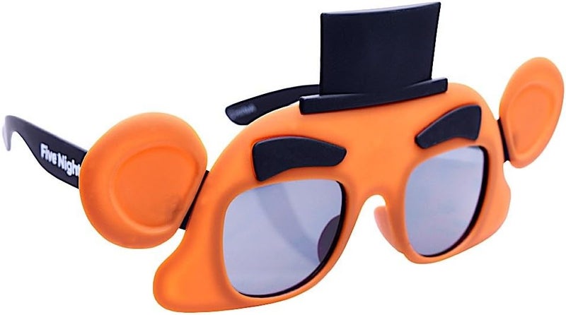 Sun-Staches Five Nights at Freddy's Sunglasses | Freddy Fazbear, Chica, or Bonnie Costume Accessory | One Size Fits Most - Image 1